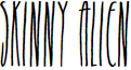 Skinny Alien font