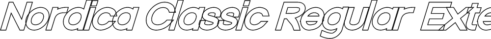 Preview image for Nordica Classic Regular Extended Oblique Outline