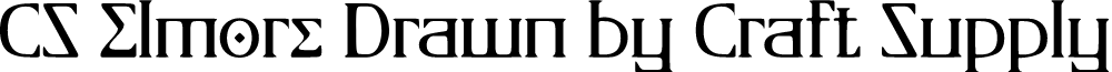 CSElmoreDrawn-Regular Demo font