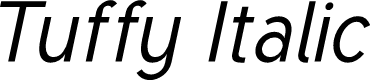 Preview image for Tuffy Italic