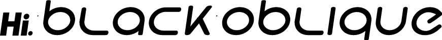 Preview image for Hi. Black Oblique
