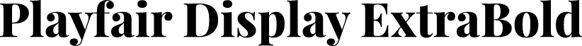 Playfair Display Font | Claus Eggers Sørensen | FontSpace