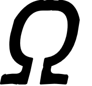 Ω” OHM SIGN | U+2126 Unicode | FontSpace