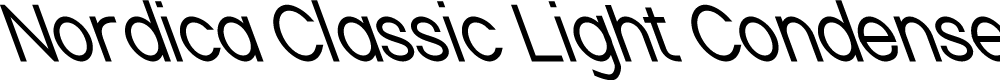 Preview image for Nordica Classic Light Condensed Opposite Oblique
