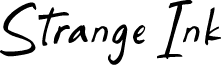 Strange Ink font
