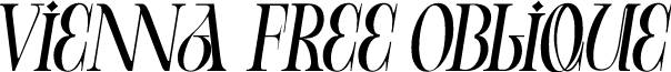 Vienna Free Oblique font