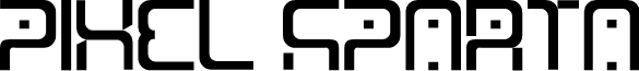Pixel Sparta font