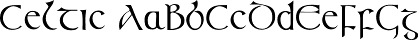 celtic font for microsoft word