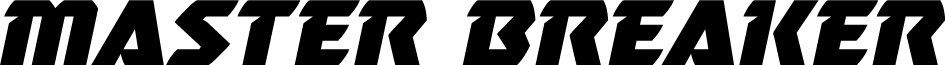Master Breaker Expanded Italic