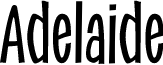 Adelaide font