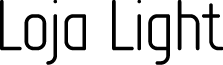 Loja Light font