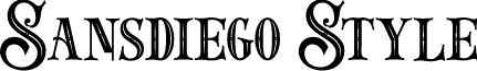 Sansdiego Style font