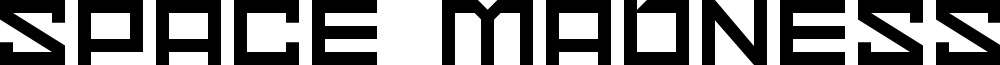 Space Madness font