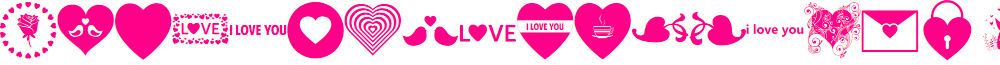Font Hearts Love el harrak © el-harrak.blogspot.com