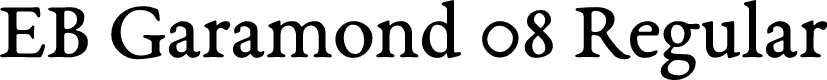 Preview image for EB Garamond 08 Regular