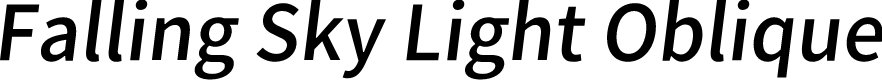Preview image for Falling Sky Light Oblique