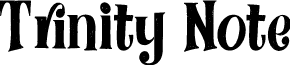 Trinity Note font