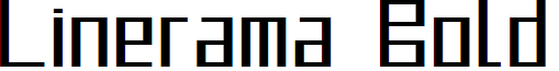 Linerama Bold font