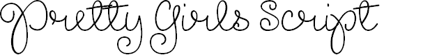 Pretty Girls Script Demo Font Designed By Mistis Fonts 