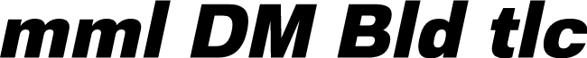 Emmali DEMO Bold Italic