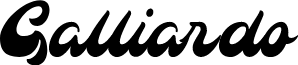 GalliardoDEMO-Regular font