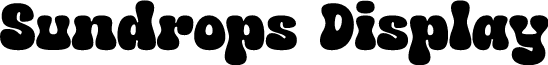 Sundrops Display font