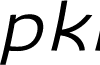 Opkrop DEMO Light Italic font
