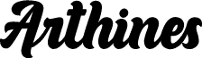 Arthines font