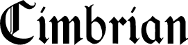 Cimbrian font