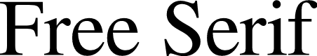 Preview image for Free Serif