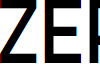 Zerove font