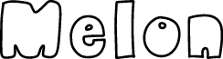 Melon font