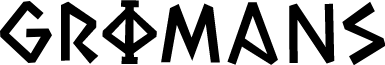MGF Gromans Personal Use font