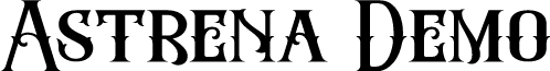 AstrenaDemo font