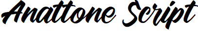 Anattone Script font