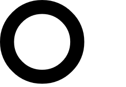 ○” WHITE CIRCLE | U+25CB Unicode | FontSpace