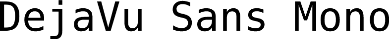 Preview image for DejaVu Sans Mono