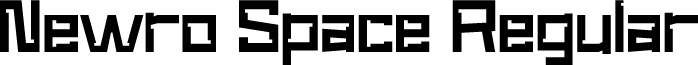 Newro Space Regular font