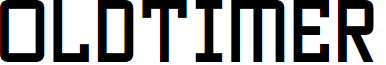 Oldtimer font
