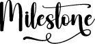 Milestone font