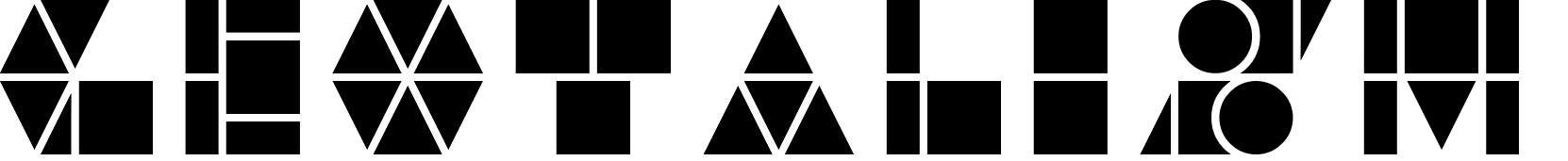 triangle font