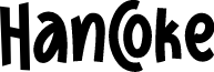 Hancoke font