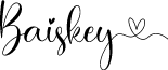Baiskey font