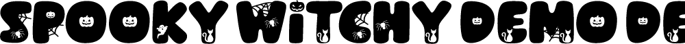 Spooky Witchy DEMO DEMO font