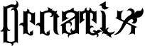 Ornatix font