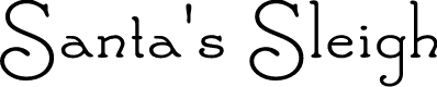 Santa’s Sleigh Font Family (3 styles) by HypoTypo | FontSpace