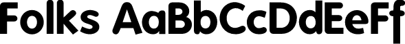 Folks-Bold font