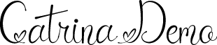 CatrinaDemo font
