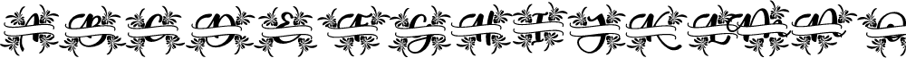 Kimilove Monogram font