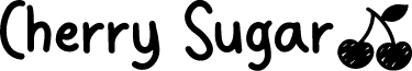 Cherry Sugar font